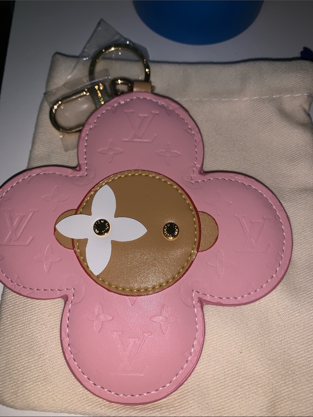 Vivienne Monogram purse/bag charm keychain